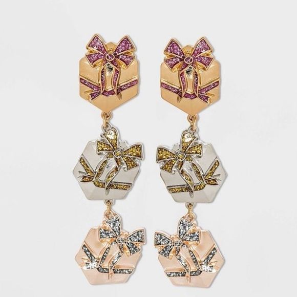 NWT BAUBLEBAR DROP GIFT CRYSTAL EARRINGS - Picture 2 of 4